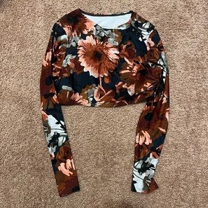 COCOSHIP Women's Long Sleeve Swim Shirt Rash Guard Top size 10